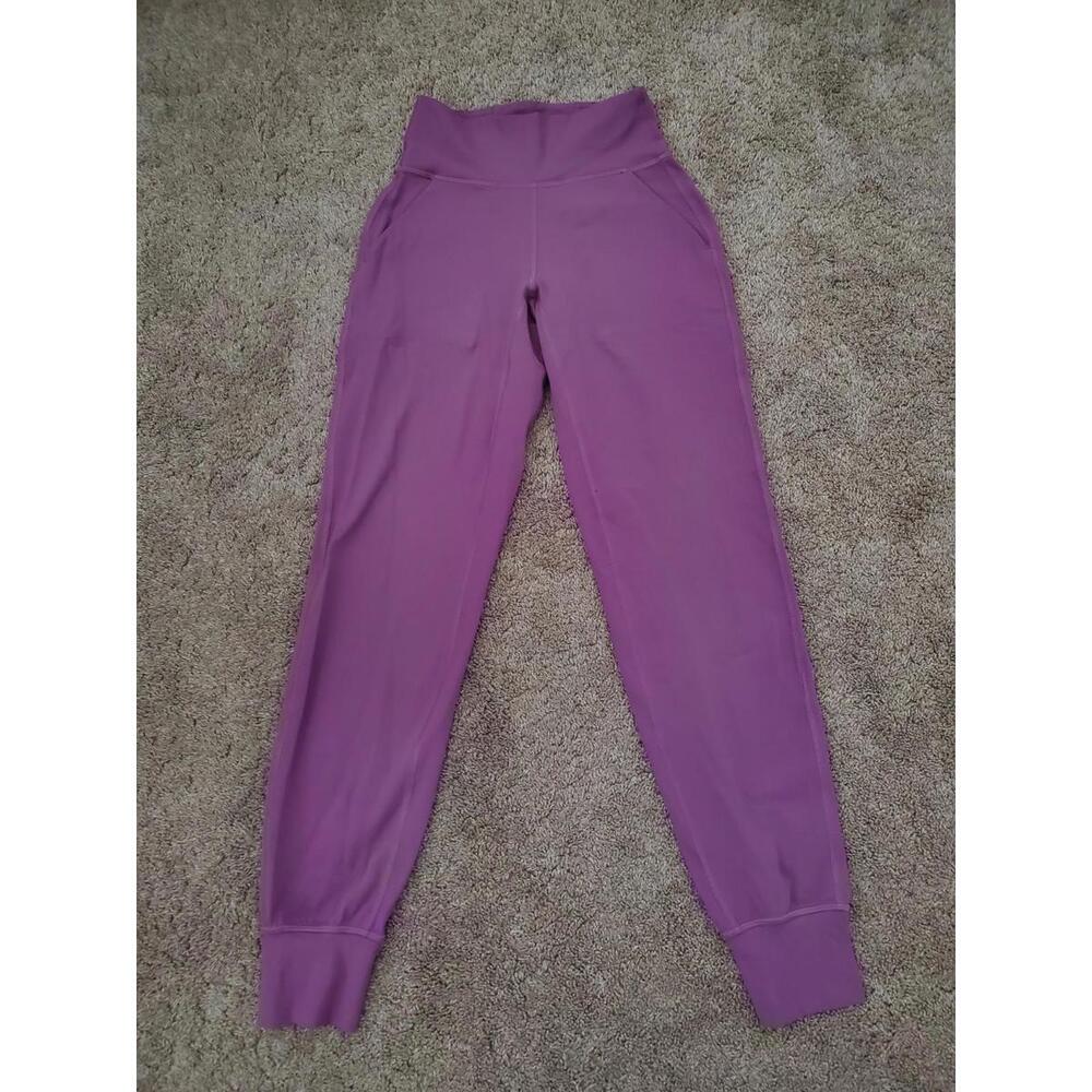 Lululemon Align High Rise Jogger  Size 2 Pink Purple Athleisure READ